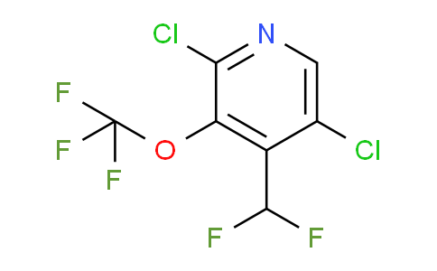 2,5-Dichloro-4-(difluoromethyl)-3-(trifluoromethoxy)pyridine