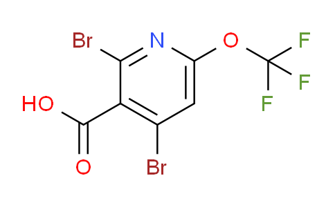 2,4-Dibromo-6-(trifluoromethoxy)pyridine-3-carboxylic acid