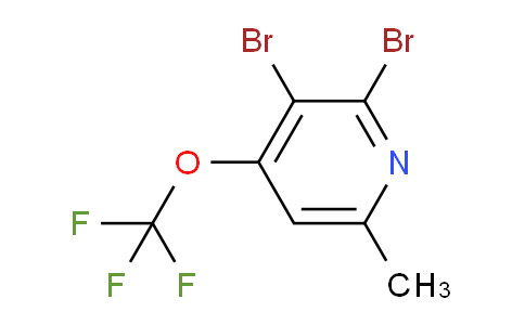 2,3-Dibromo-6-methyl-4-(trifluoromethoxy)pyridine
