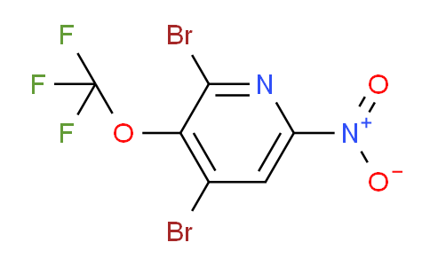 2,4-Dibromo-6-nitro-3-(trifluoromethoxy)pyridine