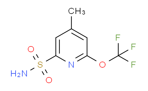 4-Methyl-2-(trifluoromethoxy)pyridine-6-sulfonamide