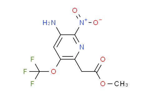 AM22047 | 1804023-49-1 | Methyl 3-amino-2-nitro-5-(trifluoromethoxy)pyridine-6-acetate