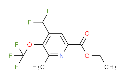 AM220491 | 1361888-67-6 | Ethyl 4-(difluoromethyl)-2-methyl-3-(trifluoromethoxy)pyridine-6-carboxylate