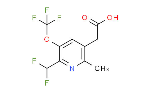 AM220493 | 1361873-18-8 | 2-(Difluoromethyl)-6-methyl-3-(trifluoromethoxy)pyridine-5-acetic acid