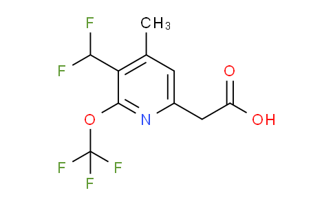 AM220497 | 1361889-83-9 | 3-(Difluoromethyl)-4-methyl-2-(trifluoromethoxy)pyridine-6-acetic acid