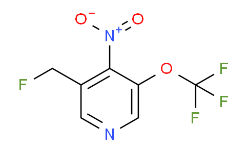 3-(Fluoromethyl)-4-nitro-5-(trifluoromethoxy)pyridine