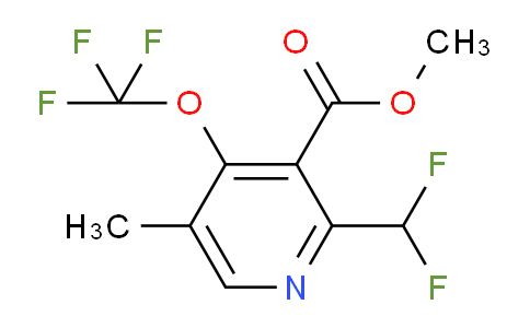 Methyl 2-(difluoromethyl)-5-methyl-4-(trifluoromethoxy)pyridine-3-carboxylate