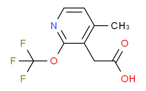 4-Methyl-2-(trifluoromethoxy)pyridine-3-acetic acid