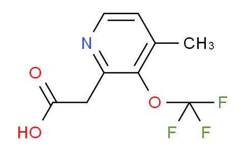 4-Methyl-3-(trifluoromethoxy)pyridine-2-acetic acid