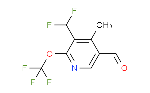 3-(Difluoromethyl)-4-methyl-2-(trifluoromethoxy)pyridine-5-carboxaldehyde