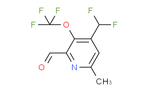 4-(Difluoromethyl)-6-methyl-3-(trifluoromethoxy)pyridine-2-carboxaldehyde