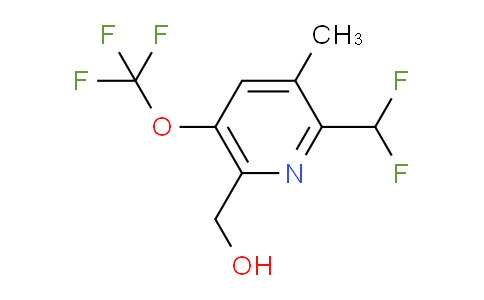 2-(Difluoromethyl)-3-methyl-5-(trifluoromethoxy)pyridine-6-methanol