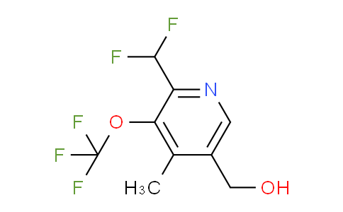 2-(Difluoromethyl)-4-methyl-3-(trifluoromethoxy)pyridine-5-methanol