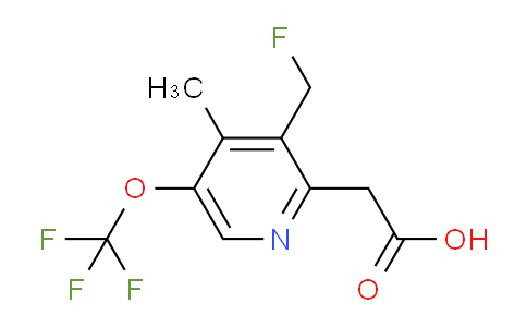 AM220541 | 1361821-75-1 | 3-(Fluoromethyl)-4-methyl-5-(trifluoromethoxy)pyridine-2-acetic acid