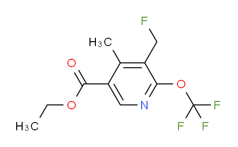 AM220552 | 1361735-19-4 | Ethyl 3-(fluoromethyl)-4-methyl-2-(trifluoromethoxy)pyridine-5-carboxylate