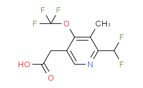 AM220553 | 1361815-48-6 | 2-(Difluoromethyl)-3-methyl-4-(trifluoromethoxy)pyridine-5-acetic acid