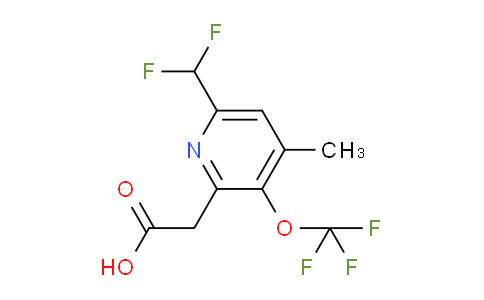 AM220555 | 1361838-70-1 | 6-(Difluoromethyl)-4-methyl-3-(trifluoromethoxy)pyridine-2-acetic acid