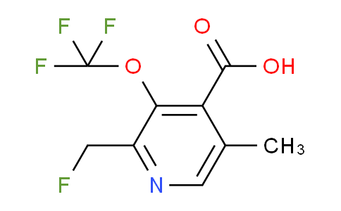 AM220556 | 1361914-65-9 | 2-(Fluoromethyl)-5-methyl-3-(trifluoromethoxy)pyridine-4-carboxylic acid
