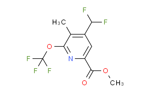 AM220569 | 1361888-30-3 | Methyl 4-(difluoromethyl)-3-methyl-2-(trifluoromethoxy)pyridine-6-carboxylate