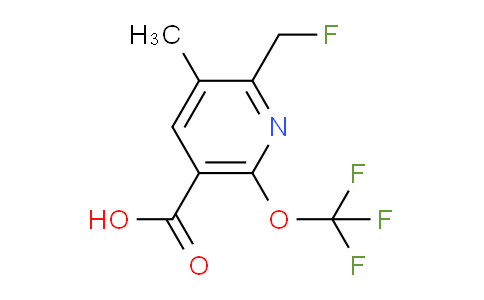AM220627 | 1361772-63-5 | 2-(Fluoromethyl)-3-methyl-6-(trifluoromethoxy)pyridine-5-carboxylic acid