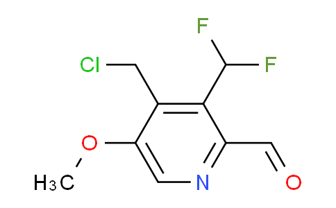 4-(Chloromethyl)-3-(difluoromethyl)-5-methoxypyridine-2-carboxaldehyde