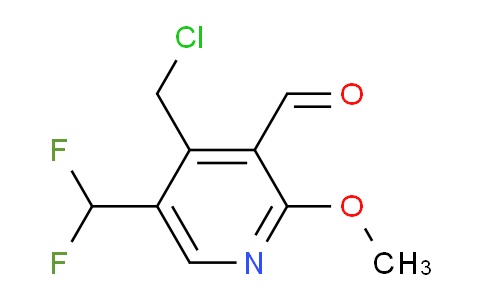 4-(Chloromethyl)-5-(difluoromethyl)-2-methoxypyridine-3-carboxaldehyde