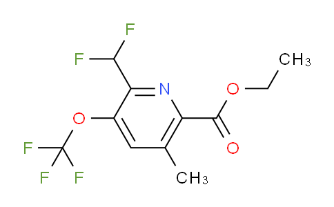 AM220696 | 1361791-26-5 | Ethyl 2-(difluoromethyl)-5-methyl-3-(trifluoromethoxy)pyridine-6-carboxylate