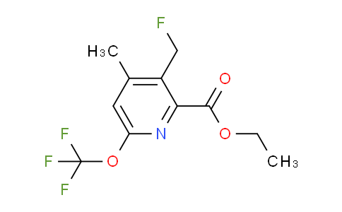 AM220707 | 1361772-67-9 | Ethyl 3-(fluoromethyl)-4-methyl-6-(trifluoromethoxy)pyridine-2-carboxylate
