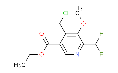 AM220750 | 1361710-27-1 | Ethyl 4-(chloromethyl)-2-(difluoromethyl)-3-methoxypyridine-5-carboxylate
