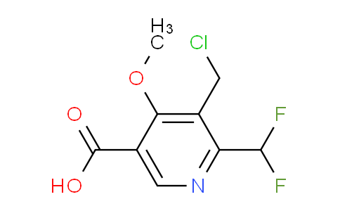 3-(Chloromethyl)-2-(difluoromethyl)-4-methoxypyridine-5-carboxylic acid
