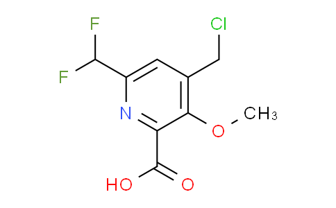 4-(Chloromethyl)-6-(difluoromethyl)-3-methoxypyridine-2-carboxylic acid