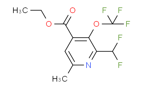 AM220767 | 1361838-43-8 | Ethyl 2-(difluoromethyl)-6-methyl-3-(trifluoromethoxy)pyridine-4-carboxylate