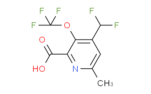 AM220776 | 1361790-73-9 | 4-(Difluoromethyl)-6-methyl-3-(trifluoromethoxy)pyridine-2-carboxylic acid