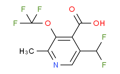 AM220777 | 1361838-08-5 | 5-(Difluoromethyl)-2-methyl-3-(trifluoromethoxy)pyridine-4-carboxylic acid
