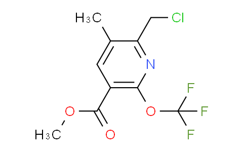 AM220809 | 1361875-48-0 | Methyl 2-(chloromethyl)-3-methyl-6-(trifluoromethoxy)pyridine-5-carboxylate