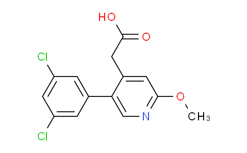 AM220813 | 1361703-05-0 | 5-(3,5-Dichlorophenyl)-2-methoxypyridine-4-acetic acid
