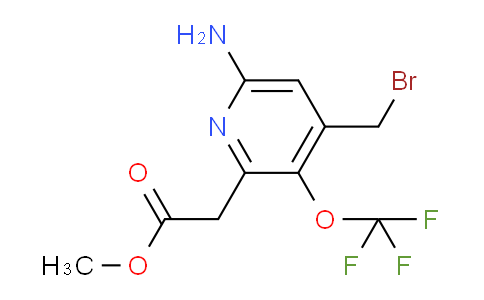 AM22083 | 1803989-52-7 | Methyl 6-amino-4-(bromomethyl)-3-(trifluoromethoxy)pyridine-2-acetate