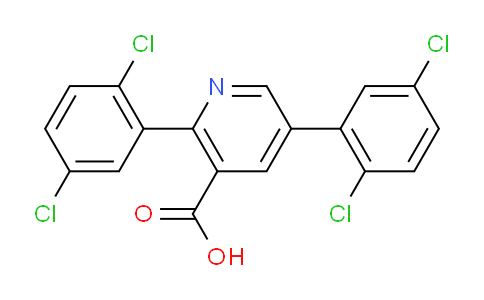 2,5-Bis(2,5-dichlorophenyl)nicotinic acid
