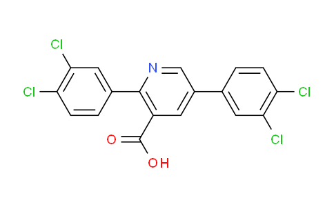 2,5-Bis(3,4-dichlorophenyl)nicotinic acid