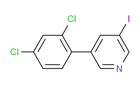 3-(2,4-Dichlorophenyl)-5-iodopyridine