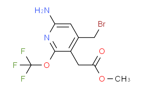AM22085 | 1804019-36-0 | Methyl 6-amino-4-(bromomethyl)-2-(trifluoromethoxy)pyridine-3-acetate