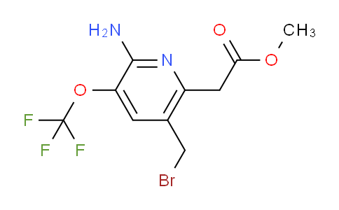 AM22086 | 1804583-78-5 | Methyl 2-amino-5-(bromomethyl)-3-(trifluoromethoxy)pyridine-6-acetate