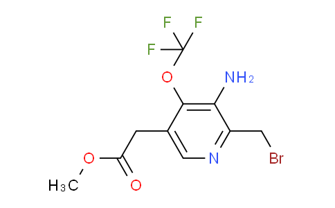 AM22088 | 1804019-55-3 | Methyl 3-amino-2-(bromomethyl)-4-(trifluoromethoxy)pyridine-5-acetate