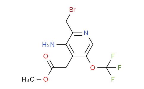 AM22089 | 1803440-45-0 | Methyl 3-amino-2-(bromomethyl)-5-(trifluoromethoxy)pyridine-4-acetate