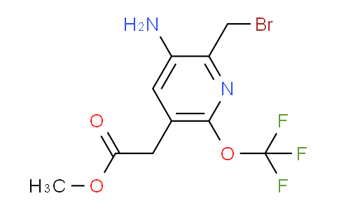 AM22096 | 1806103-79-6 | Methyl 3-amino-2-(bromomethyl)-6-(trifluoromethoxy)pyridine-5-acetate