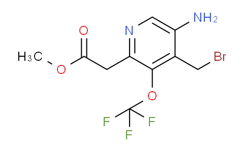 AM22099 | 1804480-94-1 | Methyl 5-amino-4-(bromomethyl)-3-(trifluoromethoxy)pyridine-2-acetate