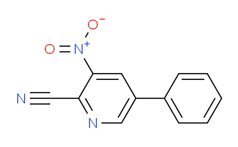 2-Cyano-3-nitro-5-phenylpyridine