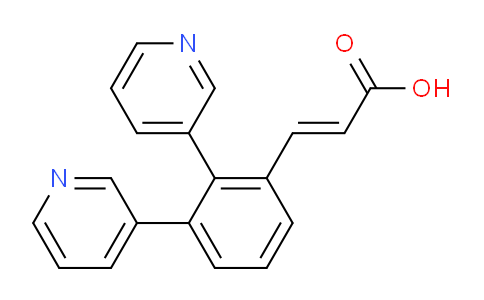 (E)-3-(2,3-Di(pyridin-3-yl)phenyl)acrylic acid
