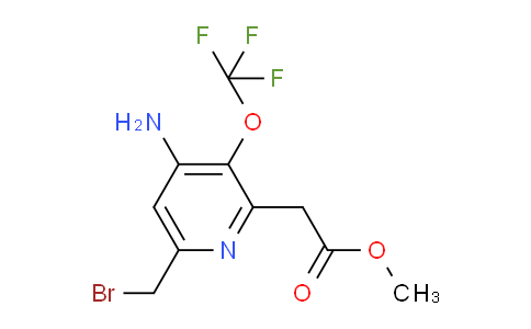 AM22106 | 1806103-91-2 | Methyl 4-amino-6-(bromomethyl)-3-(trifluoromethoxy)pyridine-2-acetate