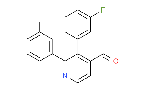 2,3-Bis(3-fluorophenyl)isonicotinaldehyde